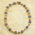 Wood and terracotta beaded necklace, 'Rustic Royal' - Artisan Crafted Rustic Beaded Necklace from West Africa (image 2c) thumbail