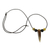Bull horn pendant necklace, 'Horn of Strength' - Brown Black and Cream Bull Horn Pendant Necklace (image 2b) thumbail