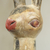 Wood sculpture, 'Springtime Rabbit' - West African Hand Carved Painted Wood Sculpture of Rabbit (image 2c) thumbail