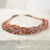 Braided bead necklace, 'Multicolor Sosongo' - Artisan Multicolor Braided Bead Necklace with Wood and Agate (image 2c) thumbail