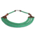Beaded necklace, 'Wend Panga in Green' - Hand Crafted Agate and Wood African Green Beaded Necklace (image 2e) thumbail