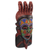 African beaded wood mask, 'Mashgash' - Hand Carved and Hand Painted Igbo African Wood Mask (image 2b) thumbail