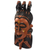 African wood mask, 'Beauty and Intelligence' - See No Evil Hand Carved Wood African Mask by Ghana Artisan (image 2b) thumbail