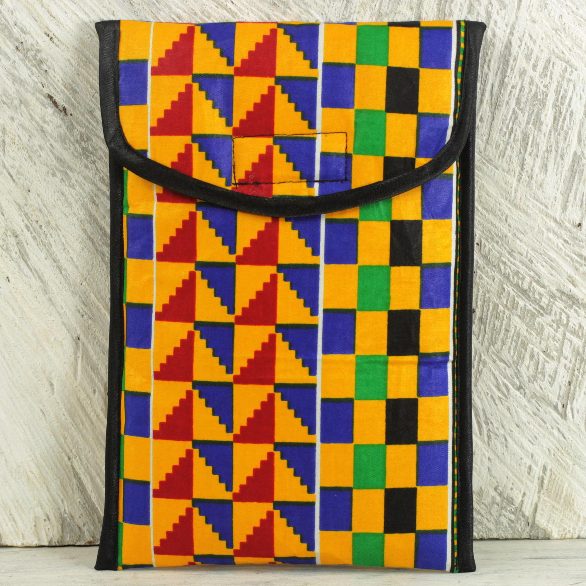 iPad Case with Lively and Colorful Kente Cloth  Patterns  