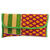Cotton clutch handbag, 'Kente Joy' - 100% Cotton Multicolor Printed Clutch Handbag from Ghana