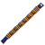 Cord bracelet, 'Blue and Gold Kente Power' - Blue and Gold Cord Striped Bracelet Handmade in Ghana (image 2e) thumbail