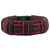 Cord bracelet, 'Red and Green Kente Power' - Red and Green Cord Striped Bracelet Handmade in Ghana thumbail