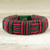 Cord bracelet, 'Red and Green Kente Power' - Red and Green Cord Striped Bracelet Handmade in Ghana (image 2b) thumbail