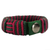 Cord bracelet, 'Red and Green Kente Power' - Red and Green Cord Striped Bracelet Handmade in Ghana (image 2d) thumbail
