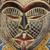 African wood and aluminum mask, 'Blessed Akinyi' - Handcrafted African Wood and Aluminum Mask from Ghana (image 2c) thumbail