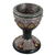 Decorative wood goblet, 'Royal Goblet' - Decorative Wood Goblet Embellished with Aluminum and Brass (image 2b) thumbail