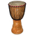 Wood djembe drum, 'Peace Drum' - Djembe Drum with African Nature Carvings (image 2b) thumbail