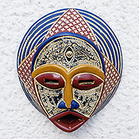 African wood mask, Kafuinam