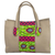 Umhängetasche aus Baumwolle, 'Adrinkra-Augen'. - Umhängetasche aus Baumwolle mit Adinkra-Motiven aus Ghana