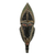 African wood mask, 'Long Saaje' - Hand Carved Wood Aluminum African Mask from Ghana (image 2a) thumbail