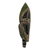 African wood mask, 'Long Saaje' - Hand Carved Wood Aluminum African Mask from Ghana (image 2b) thumbail