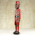Wood sculpture, 'Old Soldier' - Hand Made Wood Sculpture of a Soldier from Ghana (image 2b) thumbail
