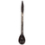 Wood and aluminum decorative spoon, 'Delightful Homestead' - Hand Made Wood Aluminum Decorative Spoon from Ghana (image 2a) thumbail