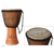 Wood djembe drum, 'Visual Balance' - Wood djembe drum