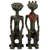 Holzskulpturen, 'Ashanti-Zwillinge' (Paar) - Handgefertigte Holzskulpturen von Ashanti-Zwillingen (Paar)