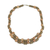 Halskette aus Holzperlen - Perlenkette aus Holz und recyceltem Kunststoff aus Westafrika