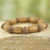 Beaded stretch bracelet, 'Dream Token' - Star Motif Recycled Bead Stretch Bracelet Ghana Jewelry (image 2b) thumbail
