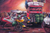 'Rush Hour' - Acrylic Caricature Painting of a Market Scene from Ghana thumbail