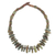 Soapstone beaded pendant necklace, 'Beautiful Adom' - Soapstone and Bauxite Beaded Pendant Necklace from Ghana thumbail