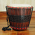 Wood bongo drum, 'Rhythmic Beat' - Hand Carved Tweneboa Wood Bongo Drum from Ghana thumbail