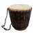 Wood bongo drum, 'Rhythm of Africa' - Hand Crafted Tweneboa Wood Bongo Drum from Ghana