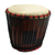 Wood bongo drum, 'Dramatic' - Handcrafted Tweneboa Wood Bongo Drum from Ghana (image 2b) thumbail