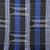 Cotton kente cloth shawl, 'Textured Delft Blue' - Blue Black and White Hand Woven 100% Cotton Kente Shawl (image 2d) thumbail