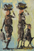 'To the Market' - Impressionist Painting of African People from Ghana thumbail