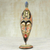 African wood mask, 'Make a Way' - Handcrafted African Sese Wood Mask from Ghana (image 2) thumbail