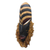 African wood mask, 'Sweet Agbevivi' - Hand Carved Wood and Raffia African Mask from Ghana (image 2c) thumbail