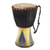 Wood djembe drum, 'Come Together in Peace' - Authentic Traditional Djembe Drum Hand Crafted in Ghana thumbail