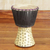 Wood djembe drum, 'Dance Together' - Genuine Traditional Djembe Drum Hand Crafted in Ghana (image 2b) thumbail