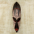 African wood mask, 'Bat Person' - Bat Person Artisan Crafted Wood African Wall Mask (image 2) thumbail