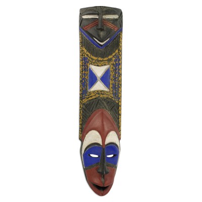 African wood mask, 'Bobo Rites and Rituals' - Traditional Bobo Tribal Handcrafted Sese Wood African Mask