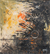 'Reflection' - Signed Abstract Painting in Black and Beige from Ghana thumbail