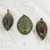 African wood masks, 'Messengers of Justice' (set of 3) - Set of Three Sese Wood African Masks Handmade in Ghana (image 2c) thumbail