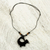 Wood pendant necklace, 'Adinkra Sankofa' - Adinkra Sankofa Bird Wood Pendant Necklace from Ghana (image 2b) thumbail