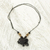 Wood pendant necklace, 'Mighty Lion' - Artisan Crafted Mighty Lion Wood Pendant Necklace from Ghana (image 2b) thumbail