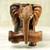 Ebony wood sculpture, 'Elephant's Burden' - Ebony Wood Statuette of Elephant from Ghana (image 2b) thumbail