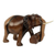 Ebony wood sculpture, 'Elephant's Burden' - Ebony Wood Statuette of Elephant from Ghana (image 2e) thumbail