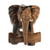 Ebony wood sculpture, 'Elephant's Burden' - Ebony Wood Statuette of Elephant from Ghana (image 2f) thumbail