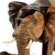 Ebony wood sculpture, 'Elephant's Burden' - Ebony Wood Statuette of Elephant from Ghana (image 2g) thumbail
