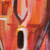'Fontomfrom II' - Signed Expressionist Painting of Pink Face Drums from Ghana (image 2c) thumbail