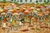 'Market View' - Signed Art Impressionist Painting of a Ghanaian Market Scene