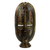 African wood mask, 'Elephant Memory' - Original African Table Top Mask with Elephant Accent
